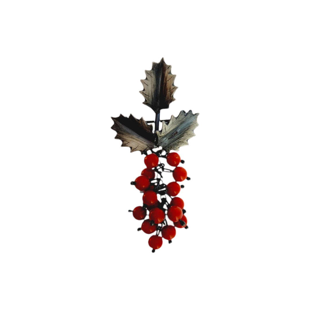 Holly Brooch