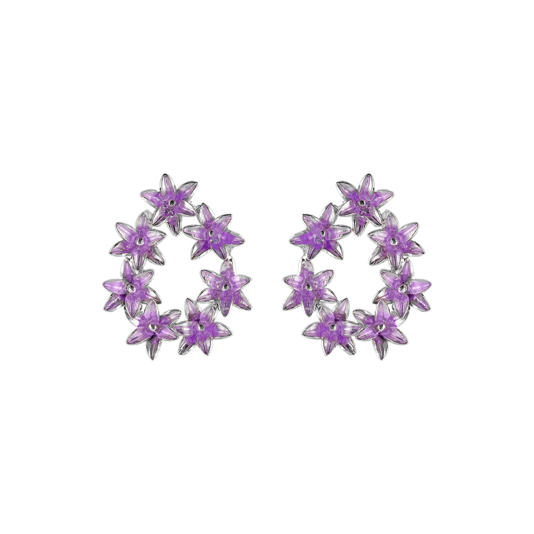 Drop Hyacinth Earrings