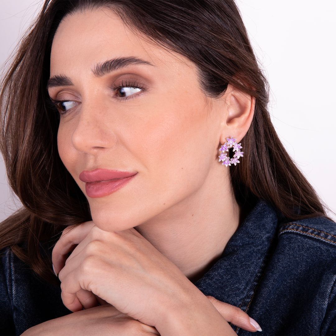 Drop Hyacinth Earrings