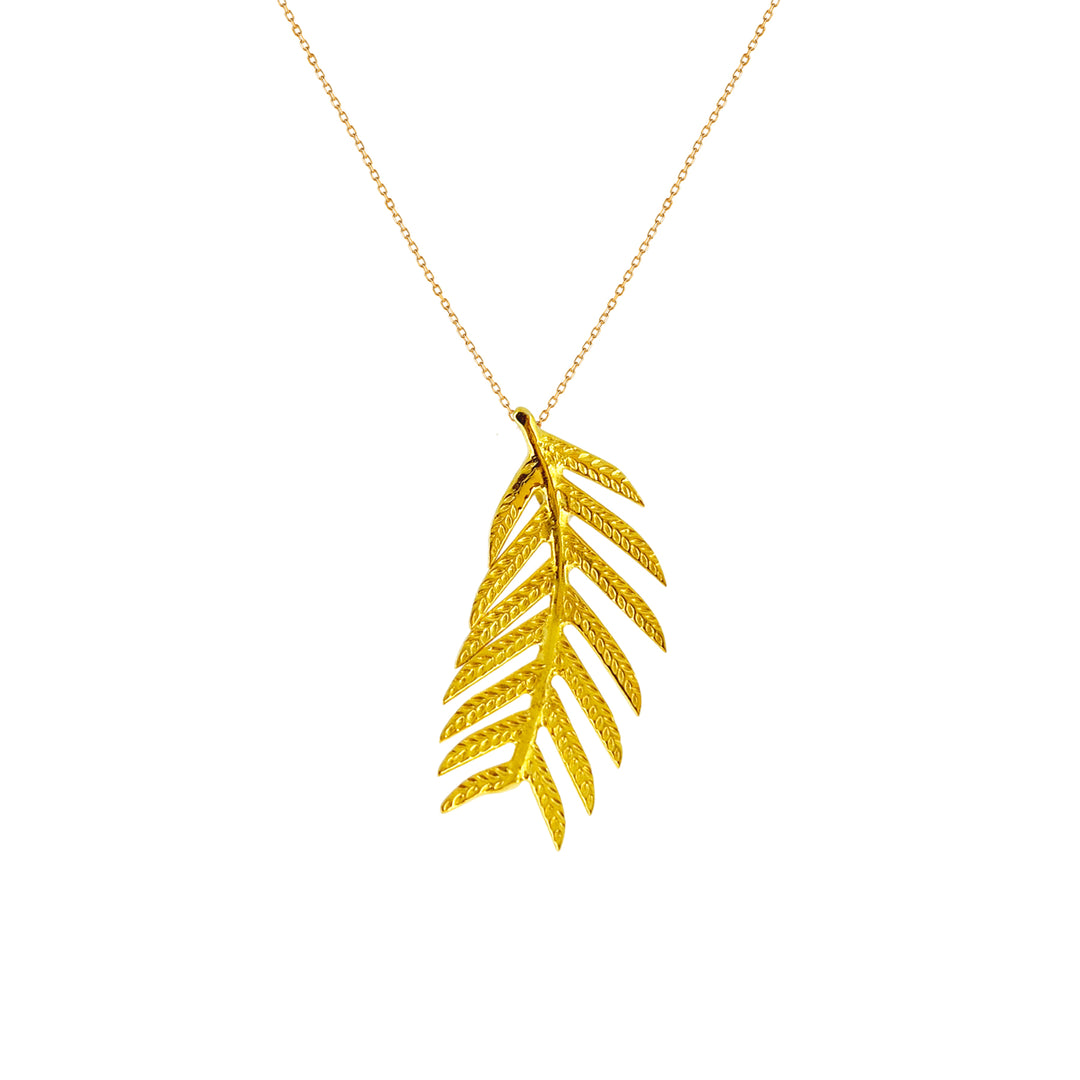 Mimosa Leaf Necklace