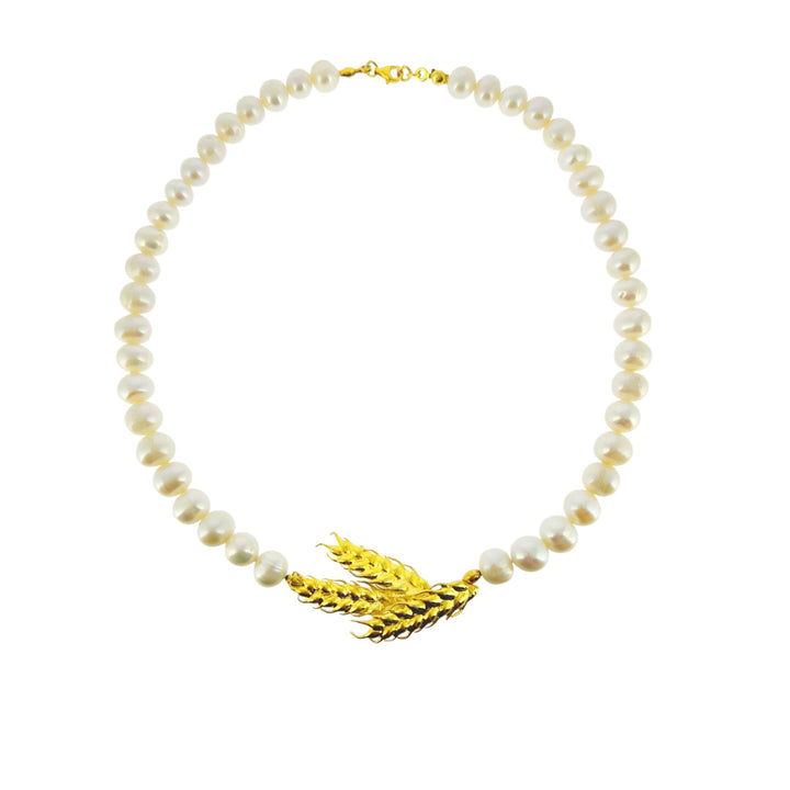 Wheat Ear Field Pearl Necklace