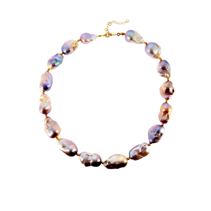 "Aurora Baroque" Pearl Necklace