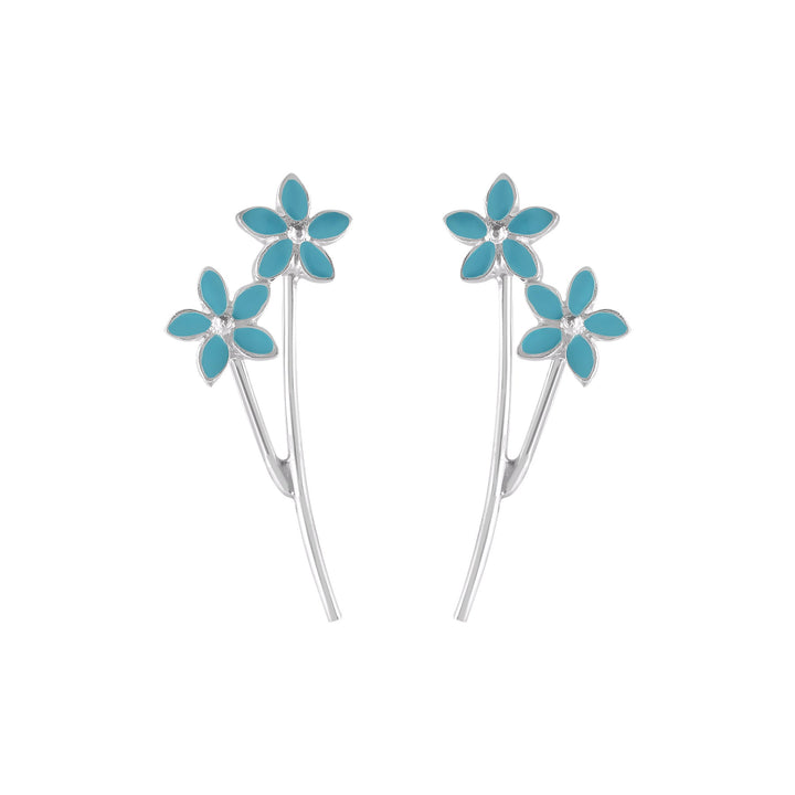 Forget Me Not Branch Earring