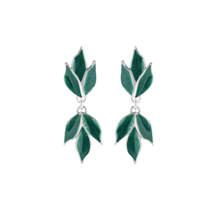 Dangle Olive Leaves Earrings