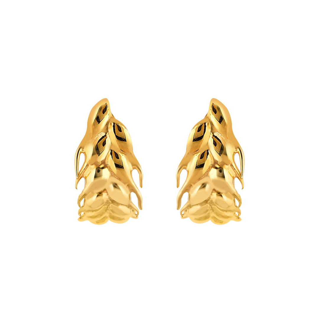 Hoop Wheat of Ear Earrings