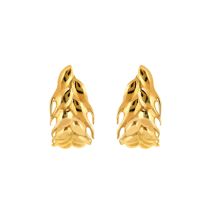 Hoop Wheat of Ear Earrings
