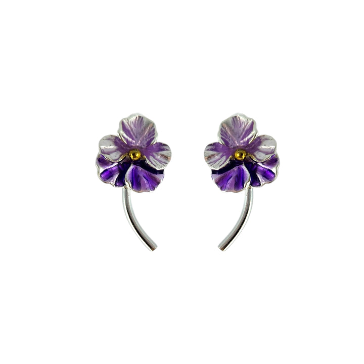 Pansy Earrings