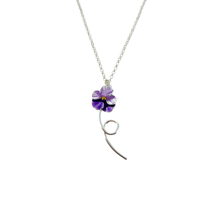 PANSY NECKLACE