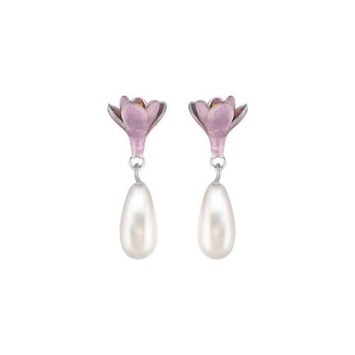 Pearl Crocus Earring