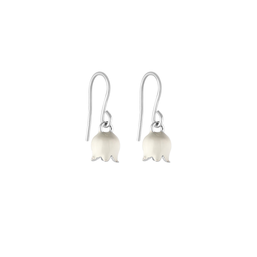 Lily of the valley flower earrings