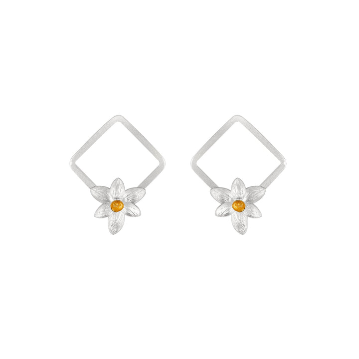 Daffodil Square Earring