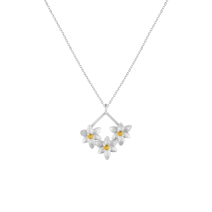 Daffodil Square Necklace