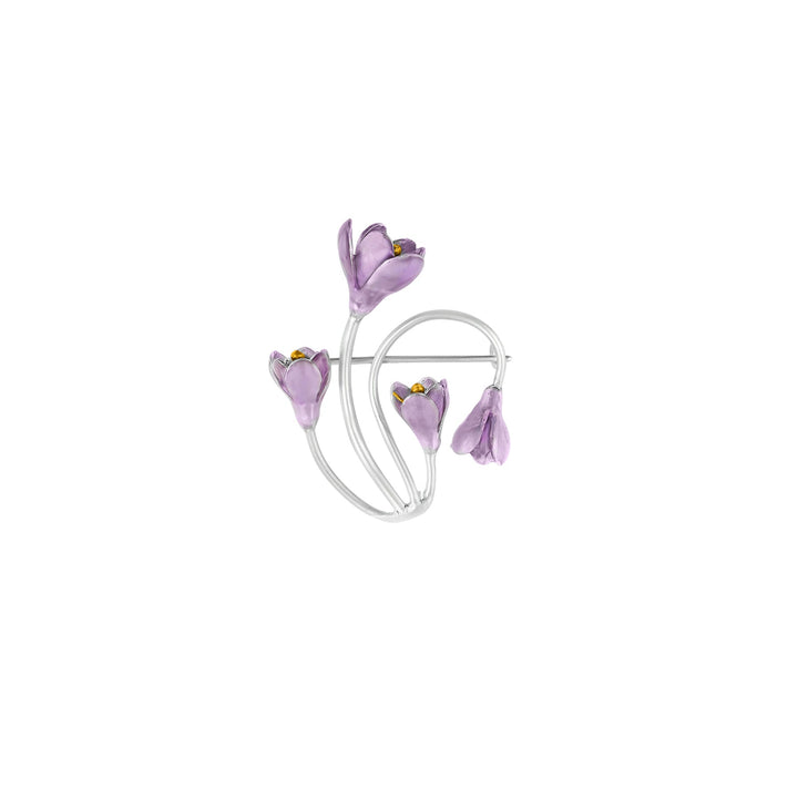 Crocus Field Brooch