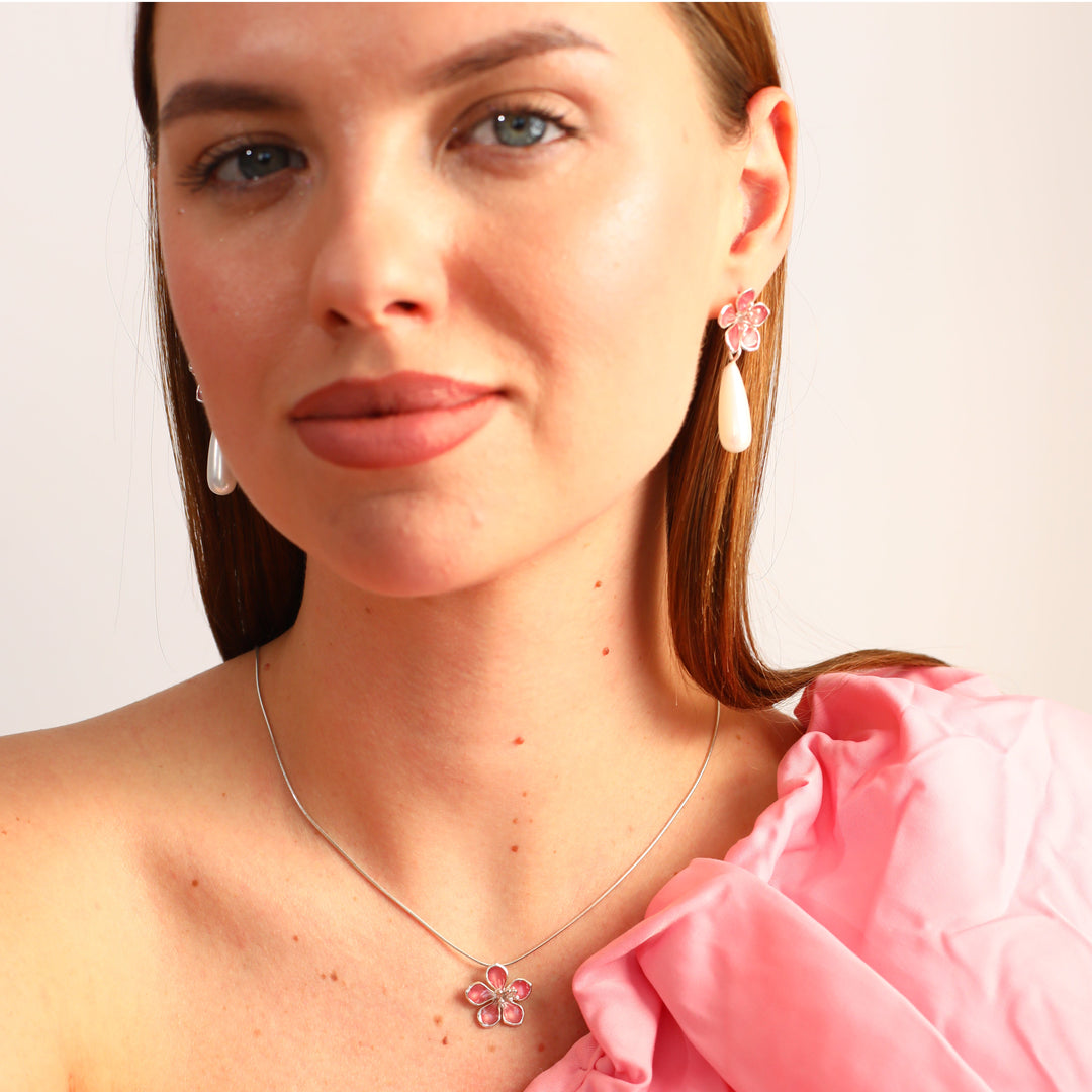 Pearl Sakura Earring