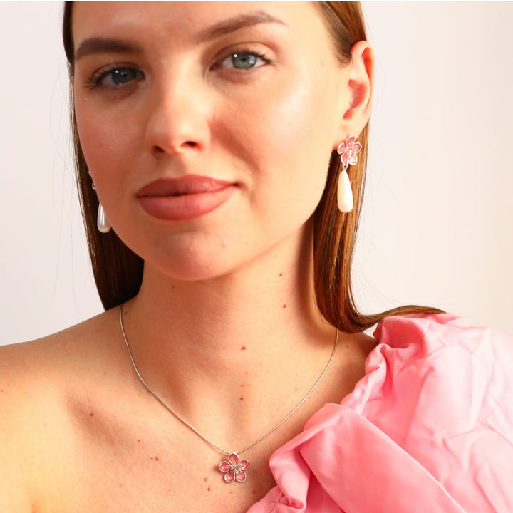 Pearl Sakura Earring