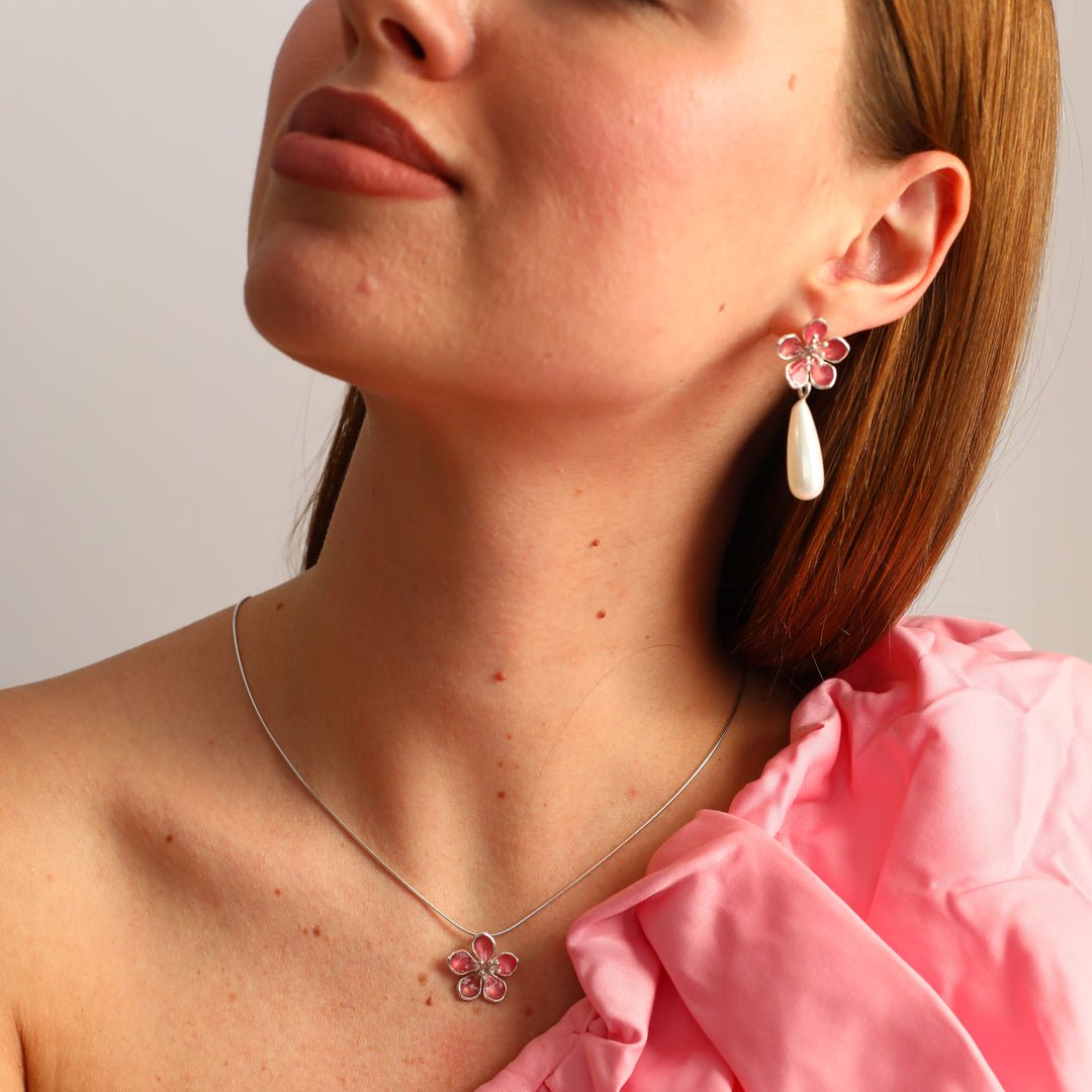 Pearl Sakura Earring