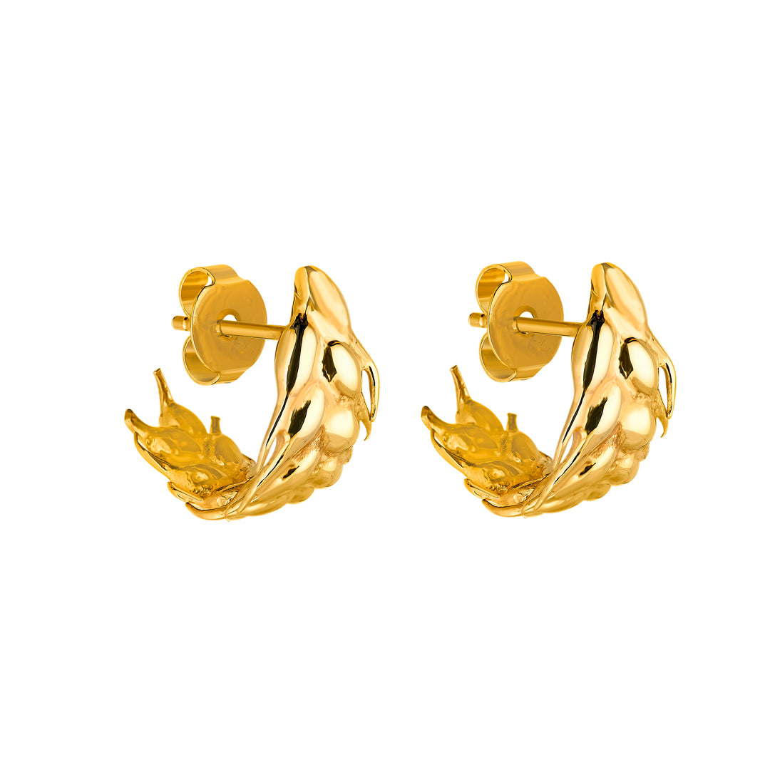Hoop Wheat of Ear Earrings