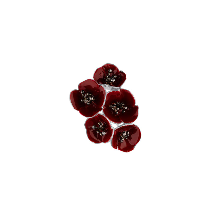 Poppy Field Brooch