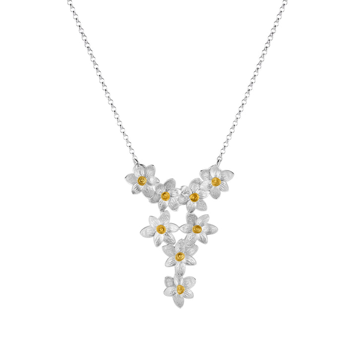 Daffodil Flowers Necklace