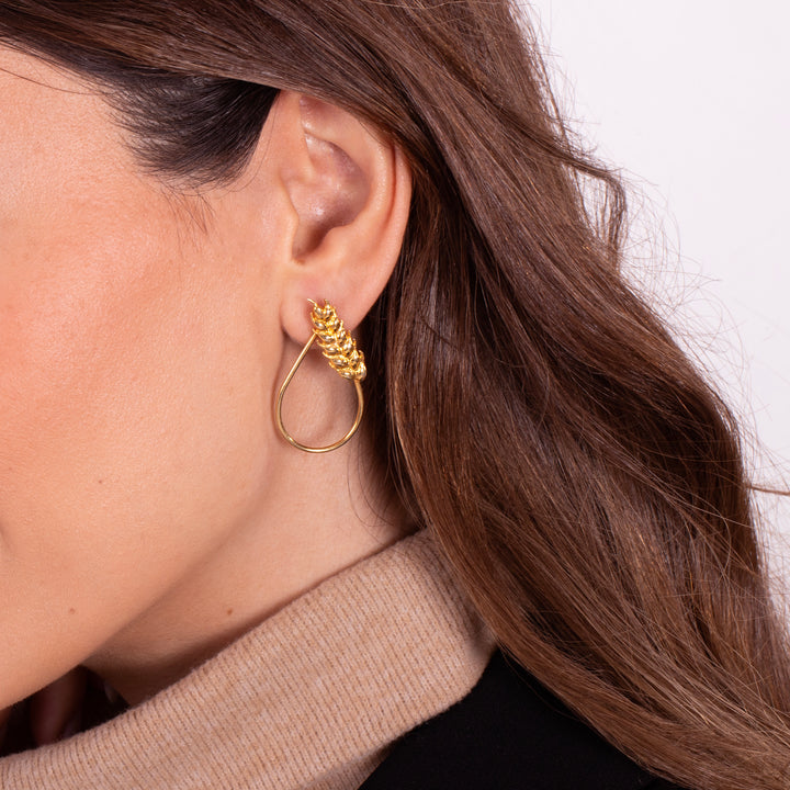 Drop Wheat of Ear Earrings