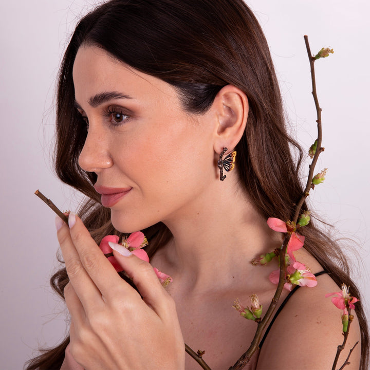 On Branch Butterfly Earring