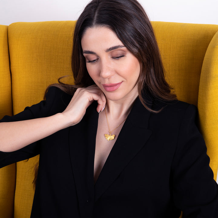 Ginkgo Leaf Necklace