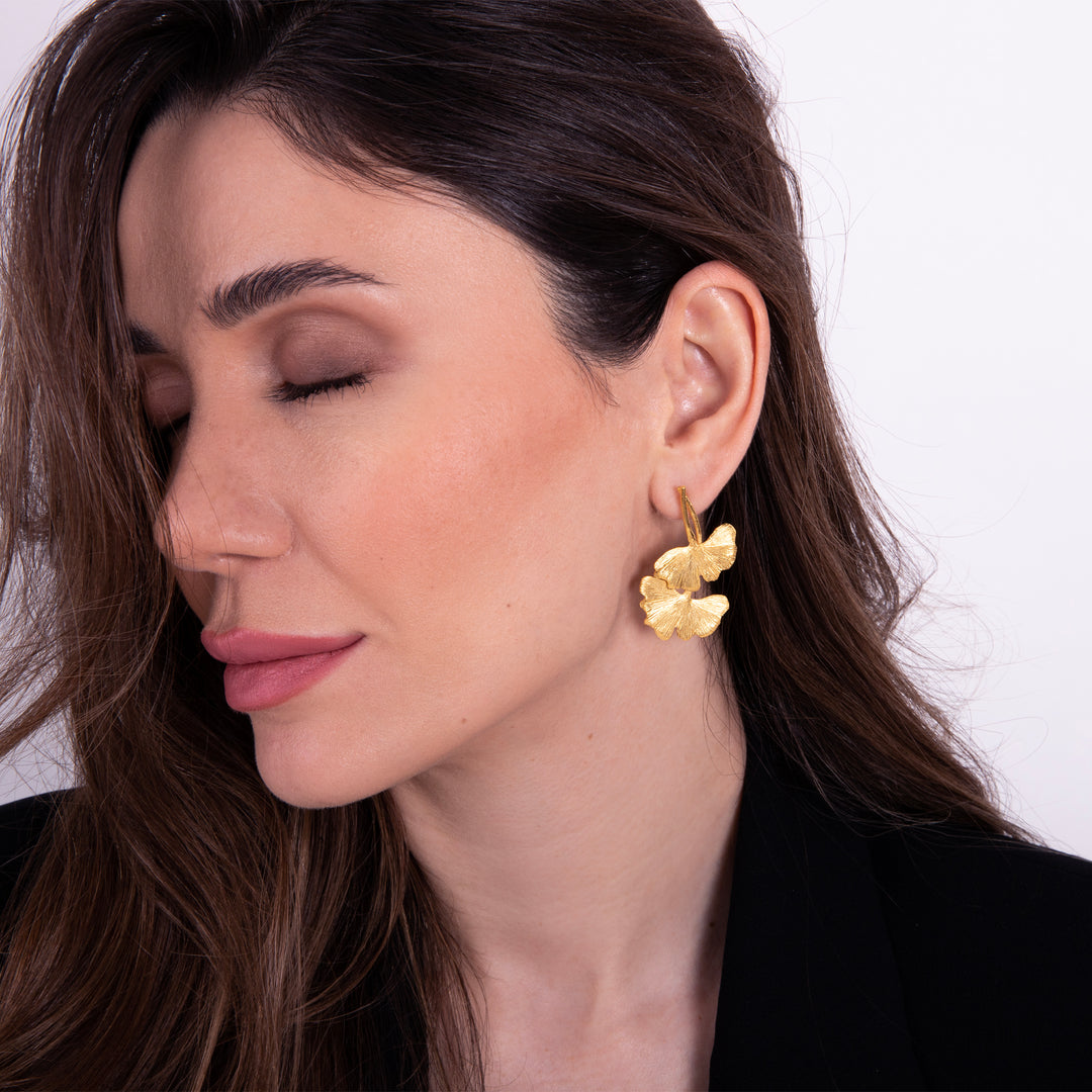 Ginkgo Branches Earrings