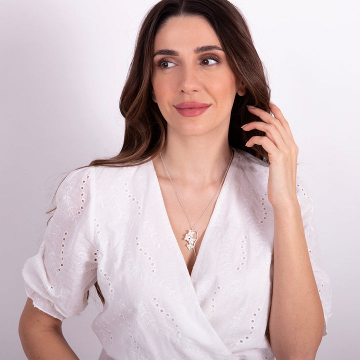 Falling Lilacs Necklace