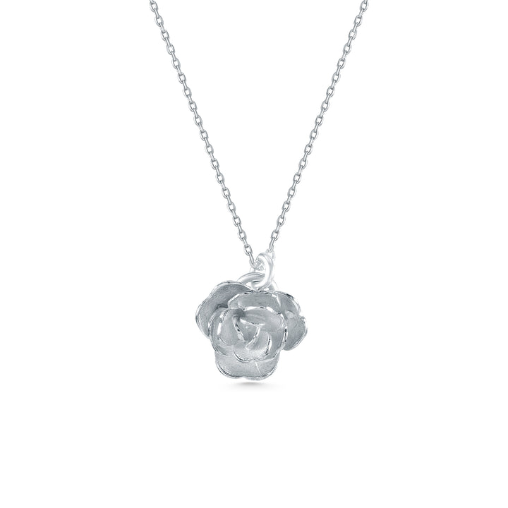 White Rose Necklace