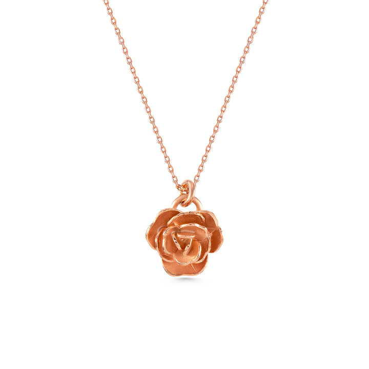 Pink Rose Necklace