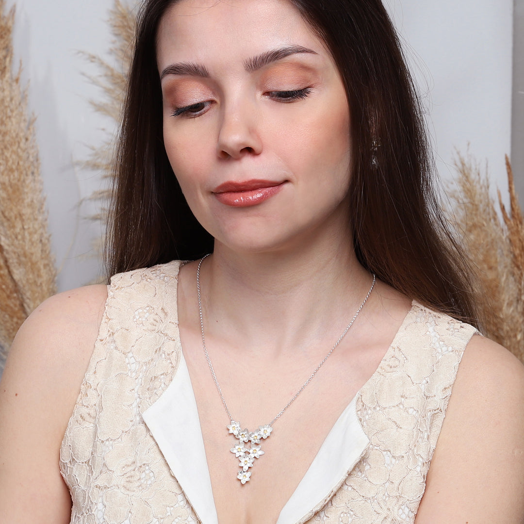 Daffodil Flowers Necklace