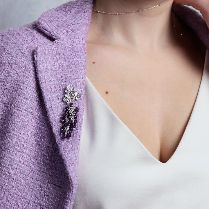 Grapevine Brooch