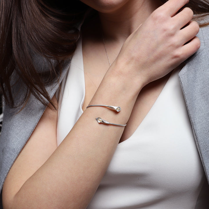 White Calla Bracelet