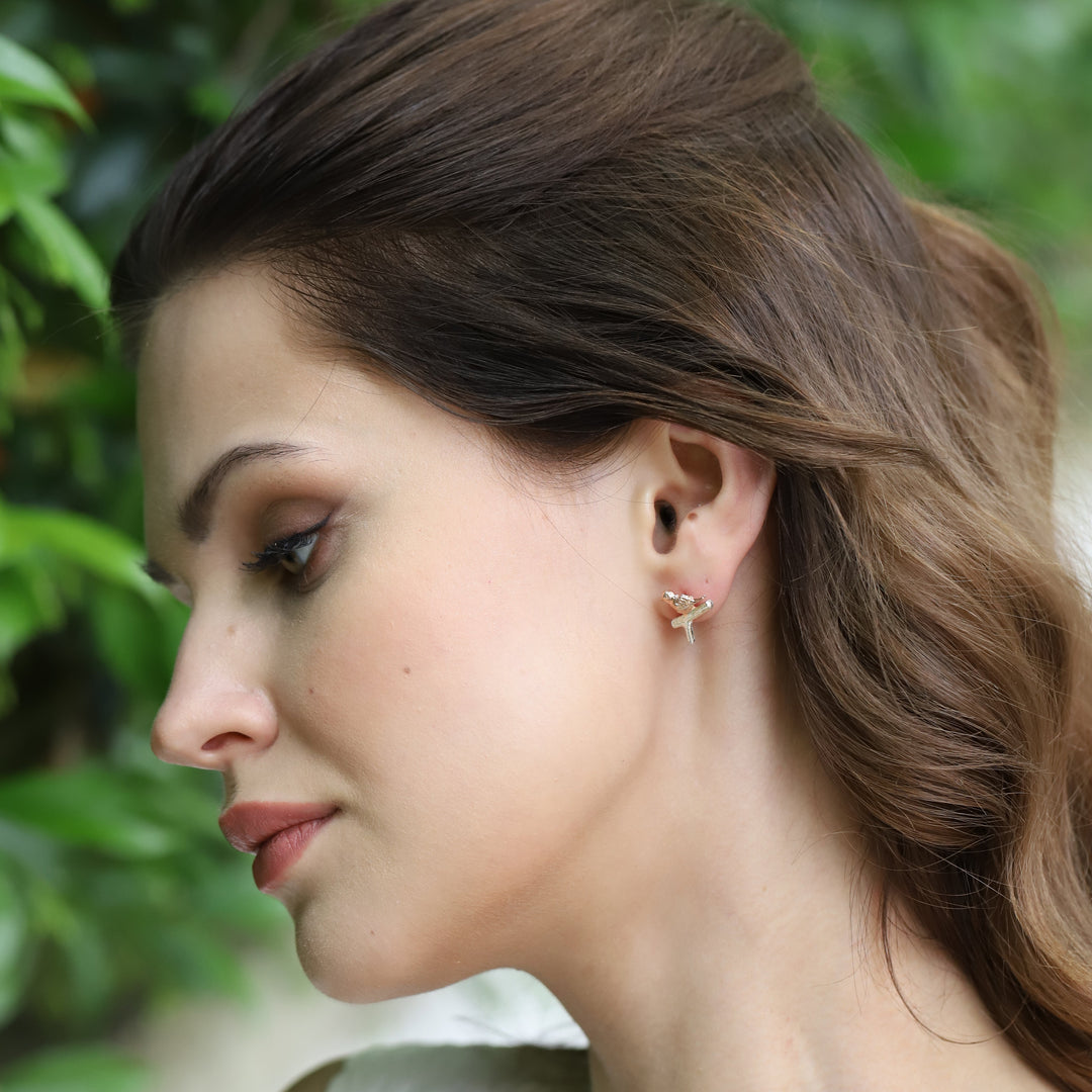 Mini Love Bird Earring