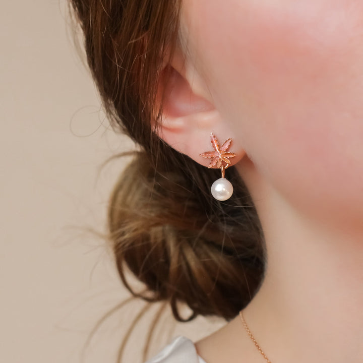 Pearl Maple Earring