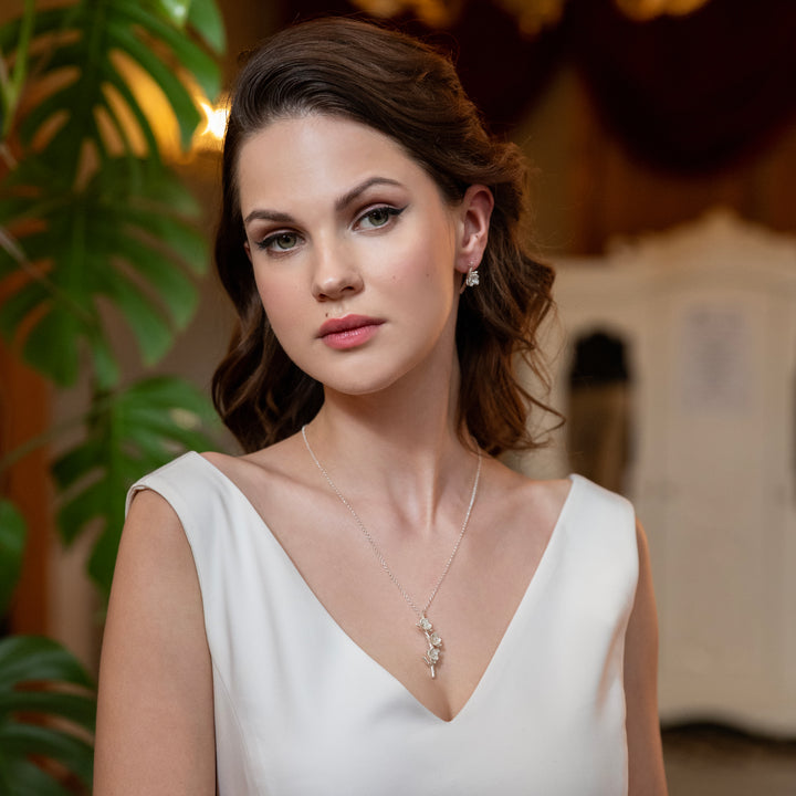 Magnolia Branch Necklace