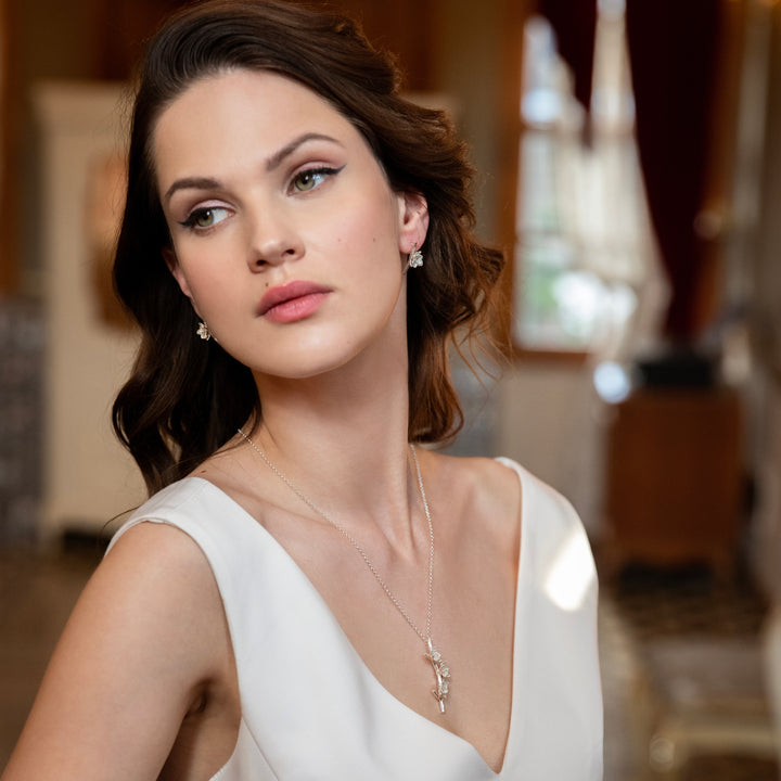 Magnolia Branch Necklace