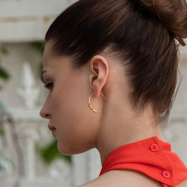 Hoop Lantana Earring
