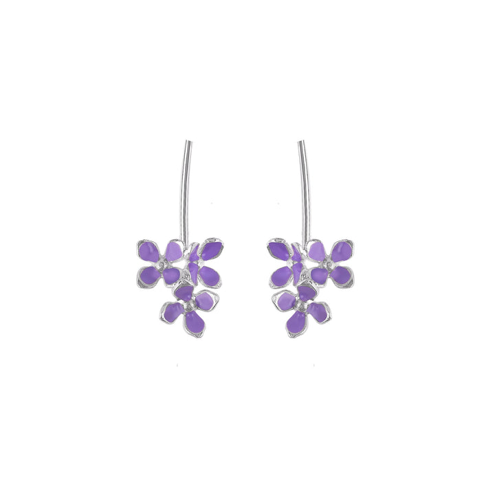 Purple Lilac Earring