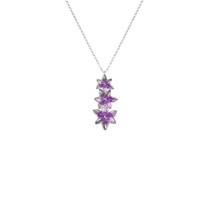 Three Hyacinth Necklace