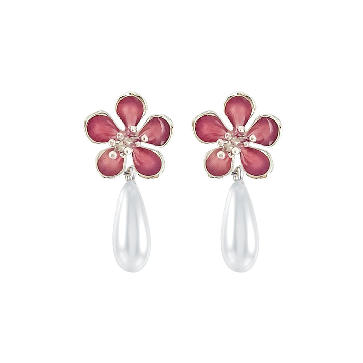 Pearl Sakura Earring