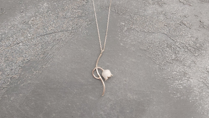 Single Lily of the Valley Necklace