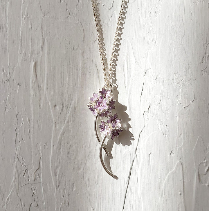 Spiral Hyacinth Necklace