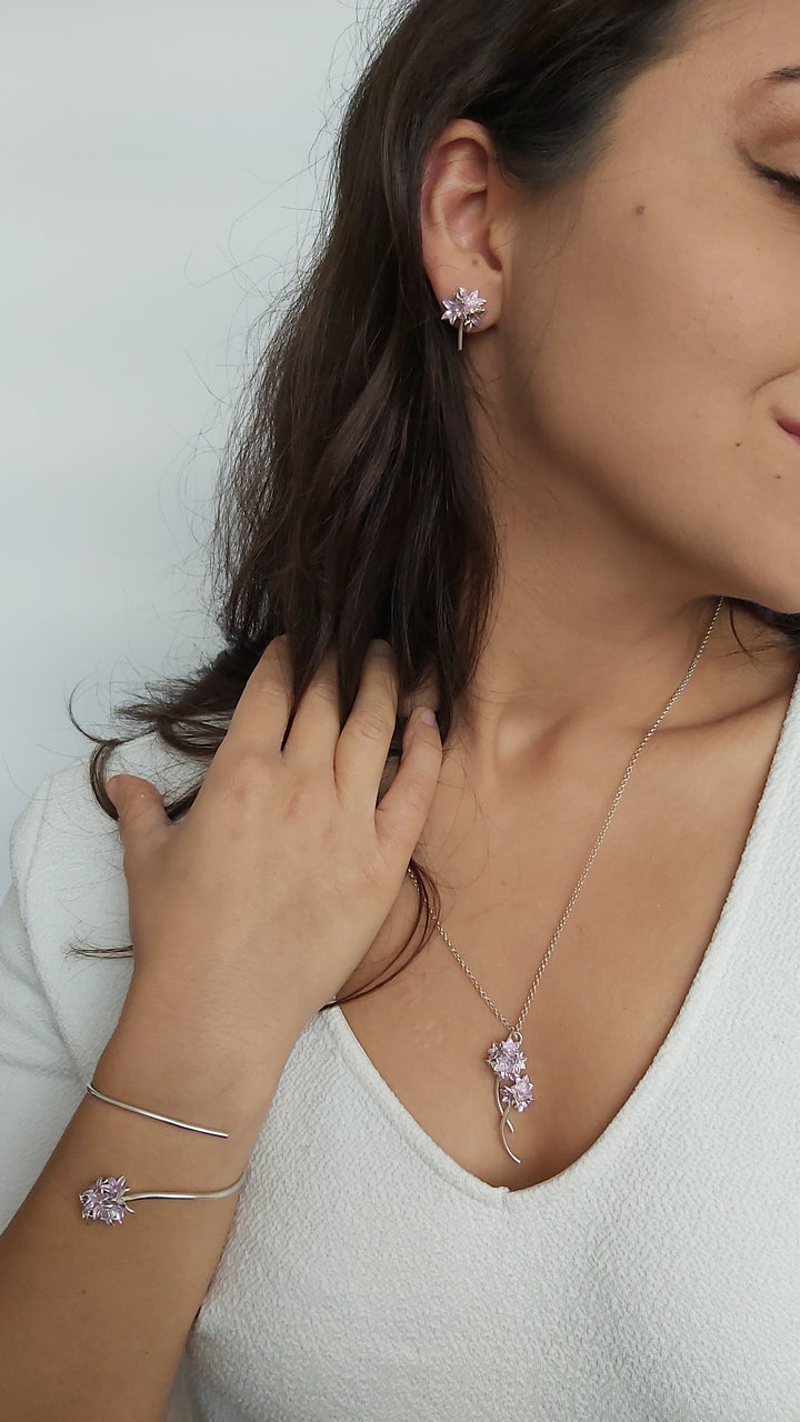 Spiral Hyacinth Necklace