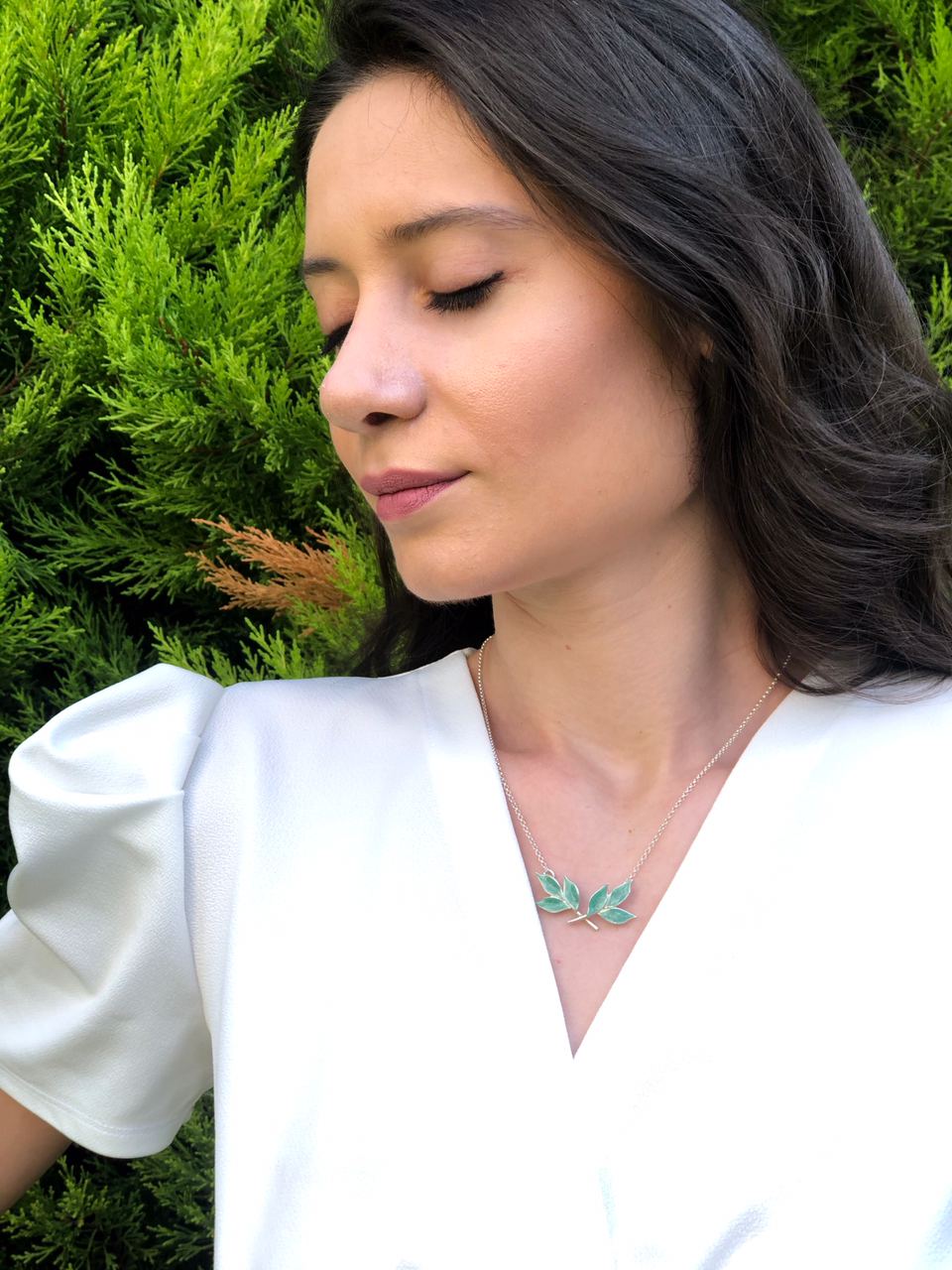 Olive Branch Necklace
